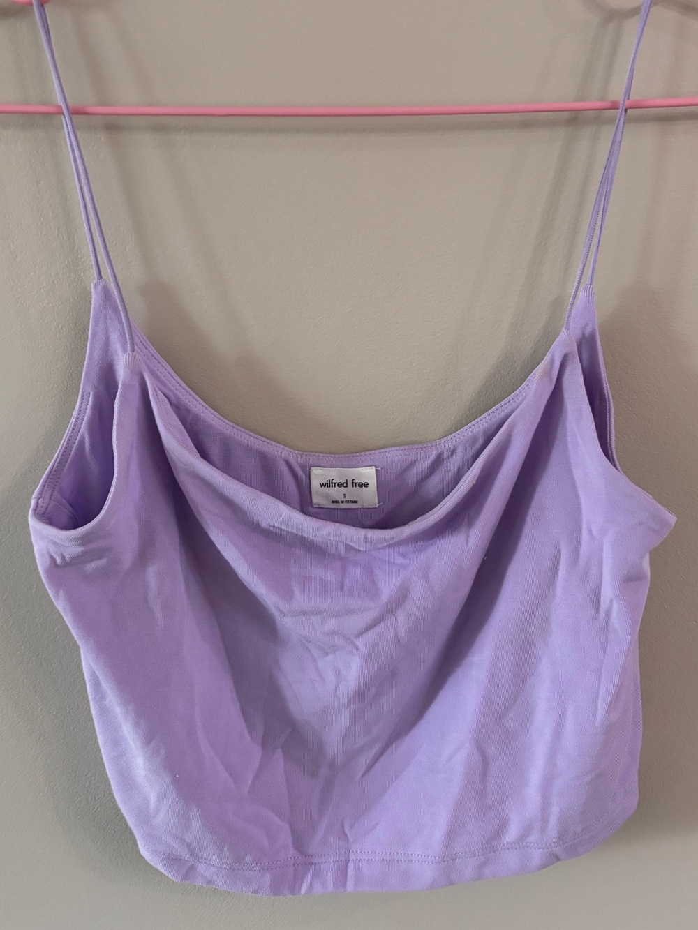 Wilfred Lavender Cowl Camisole Tank Top